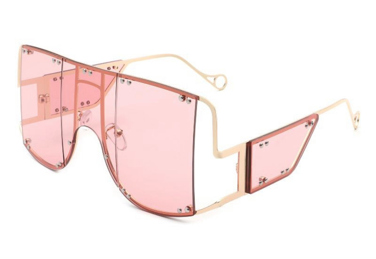 Vintage Glam Oversized Sunglasses