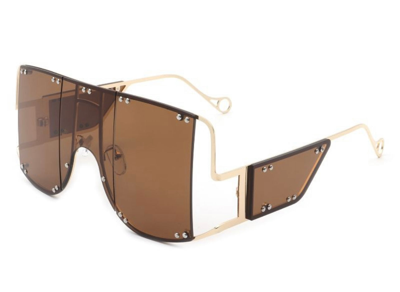 Vintage Glam Oversized Sunglasses